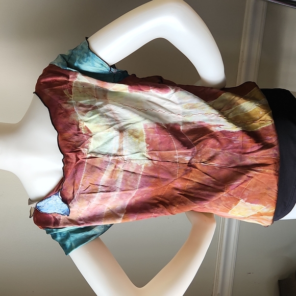 Artisan Handmade Silk Top Jennythreads Asheville NC - Picture 5 of 6